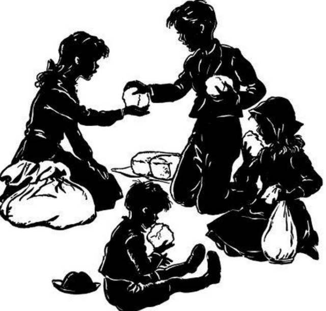 Bread for supper Boxcar Children meal of bread