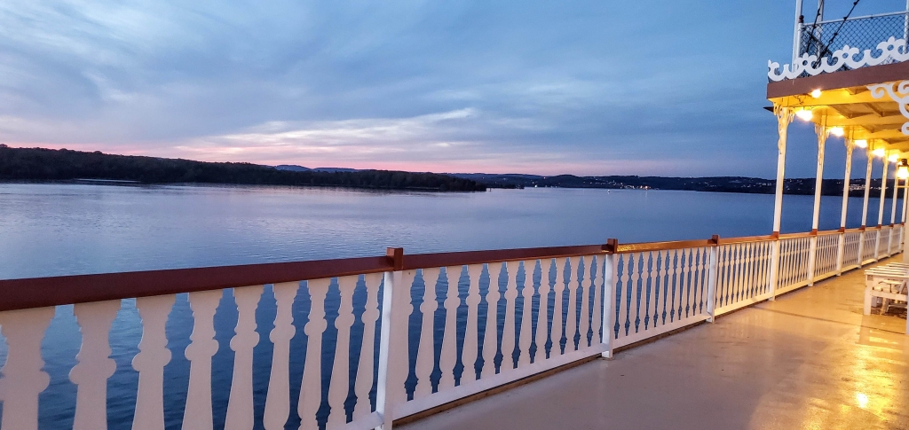Sunset on the Branson Belle