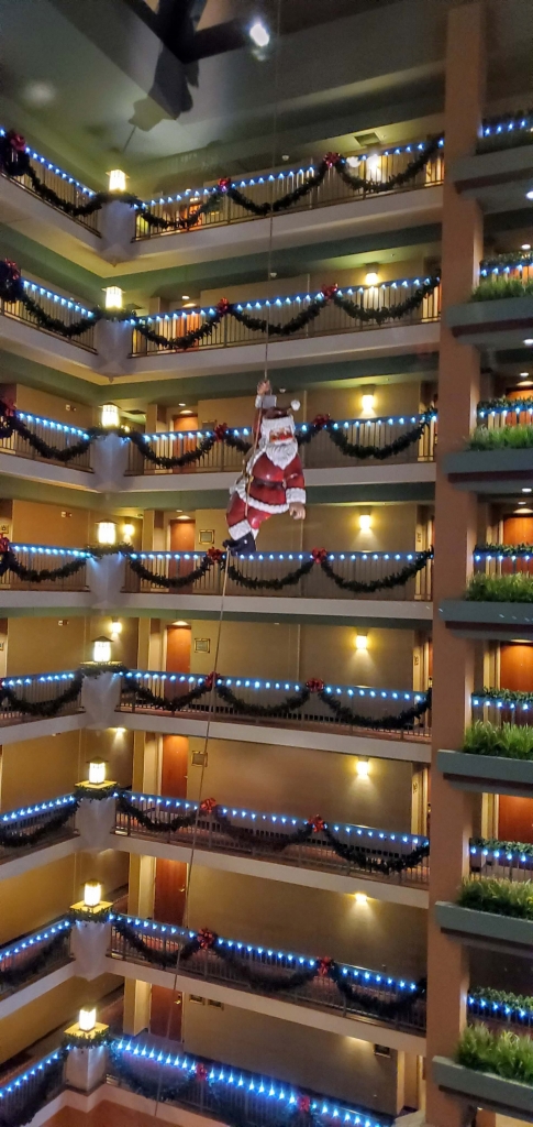 Santa at the Chateau on the Lake, Branson, MO