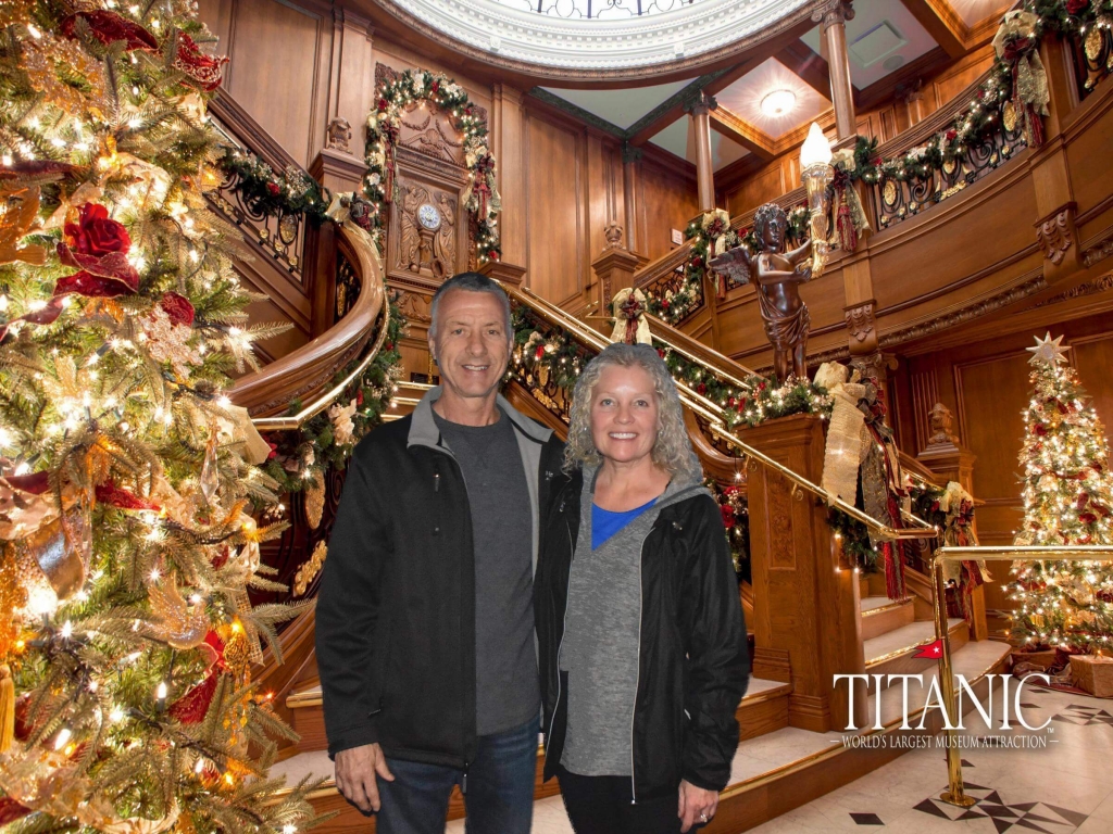 Rick and I at the Titanic Museum