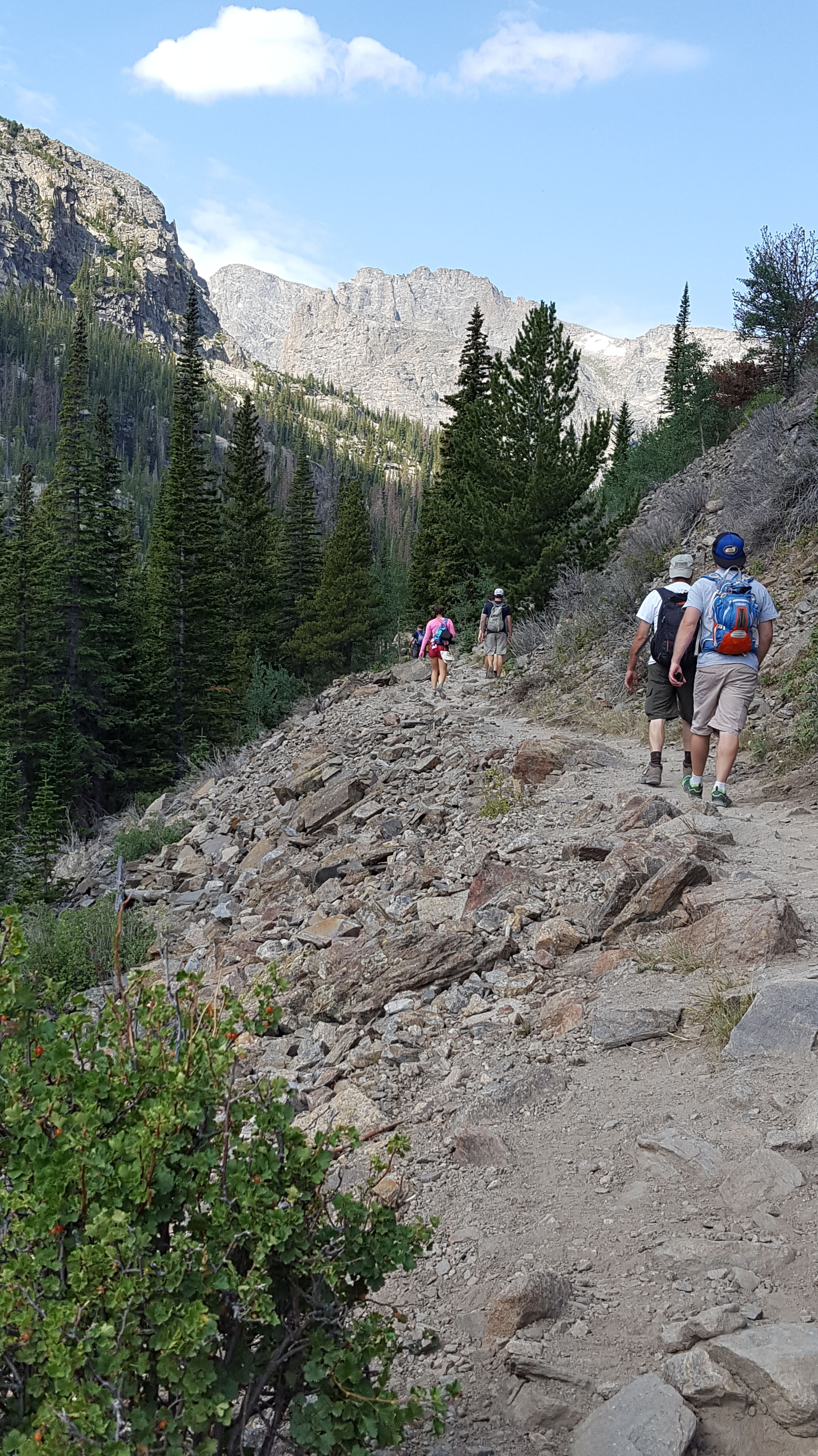 Heading to the Loch in Rocky Mountain Nat'l Park