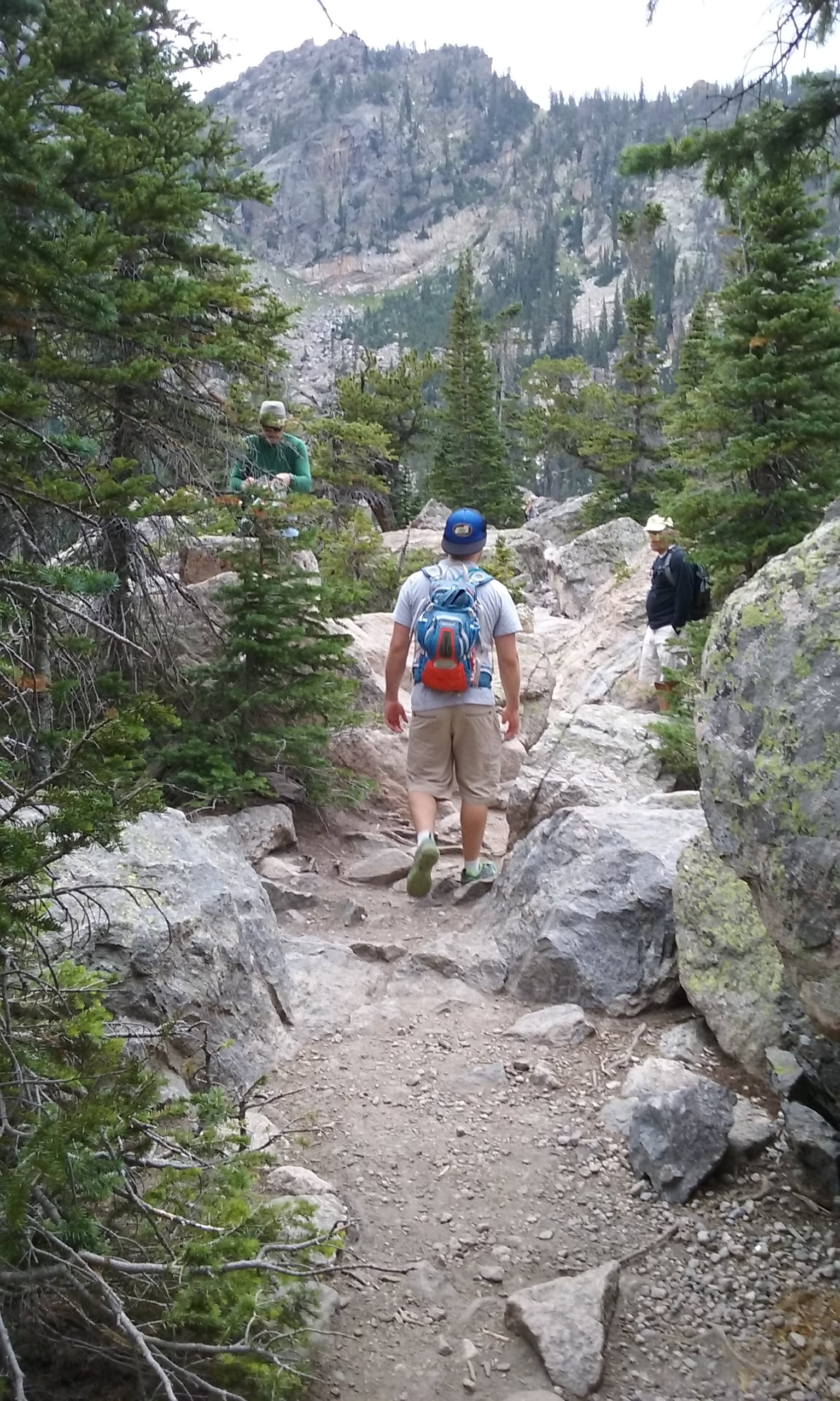 Almost to Lake Haiyaha in Rocky Mountain Nat'l Park