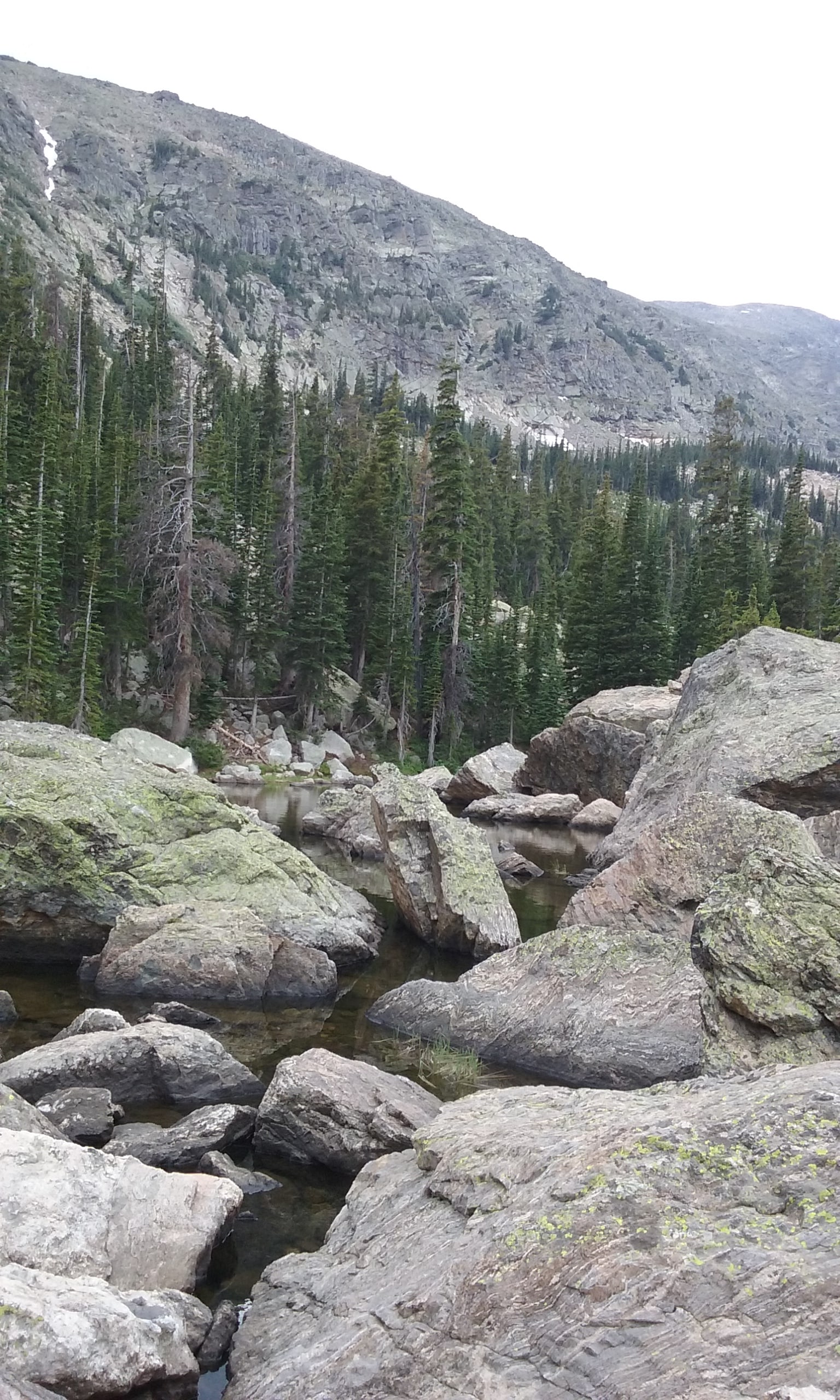 Lake Haiyaha in Rocky Mountain Nat'l Park