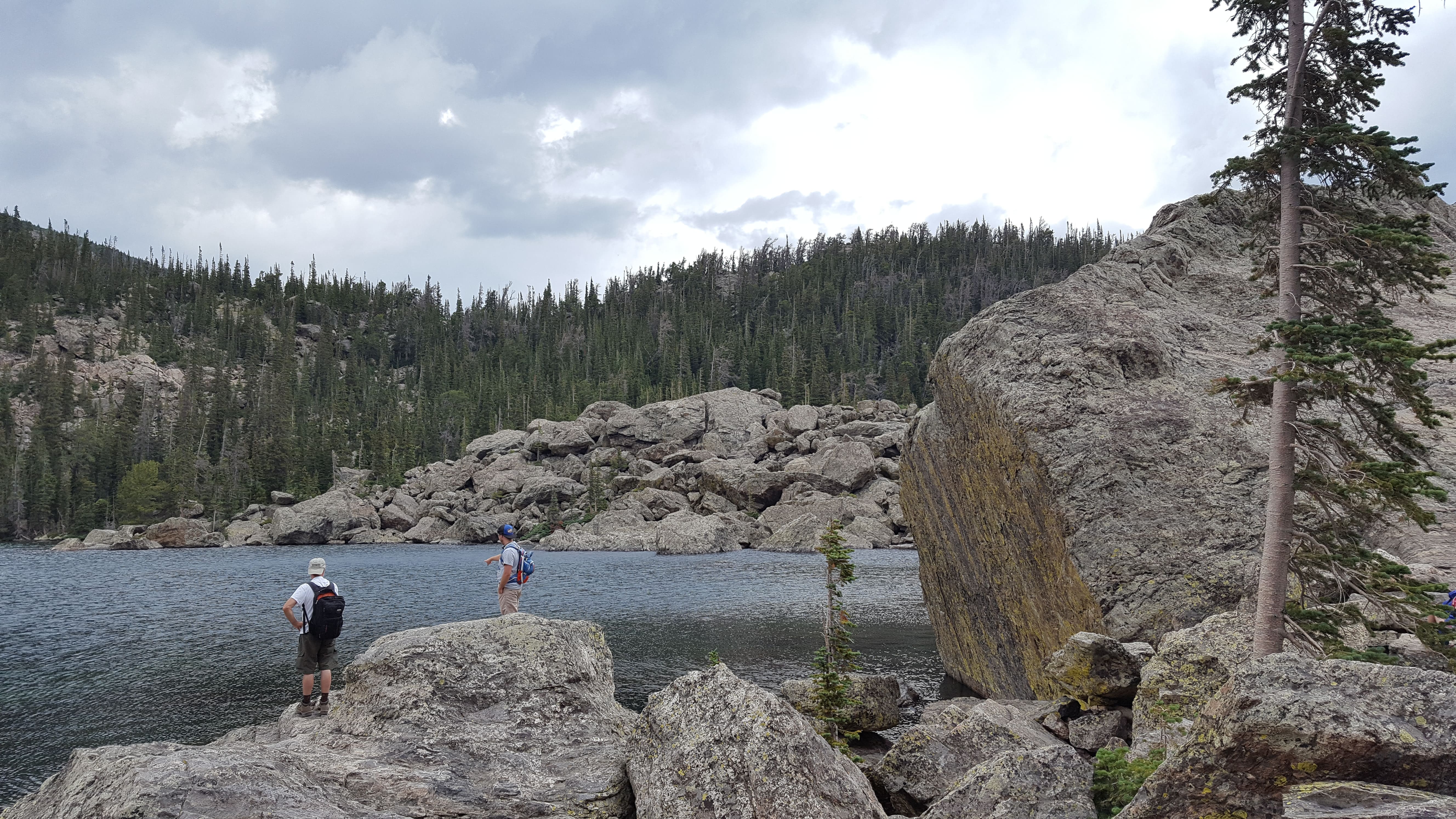 Lake Haiyaha in Rocky Mountain Nat'l Park
