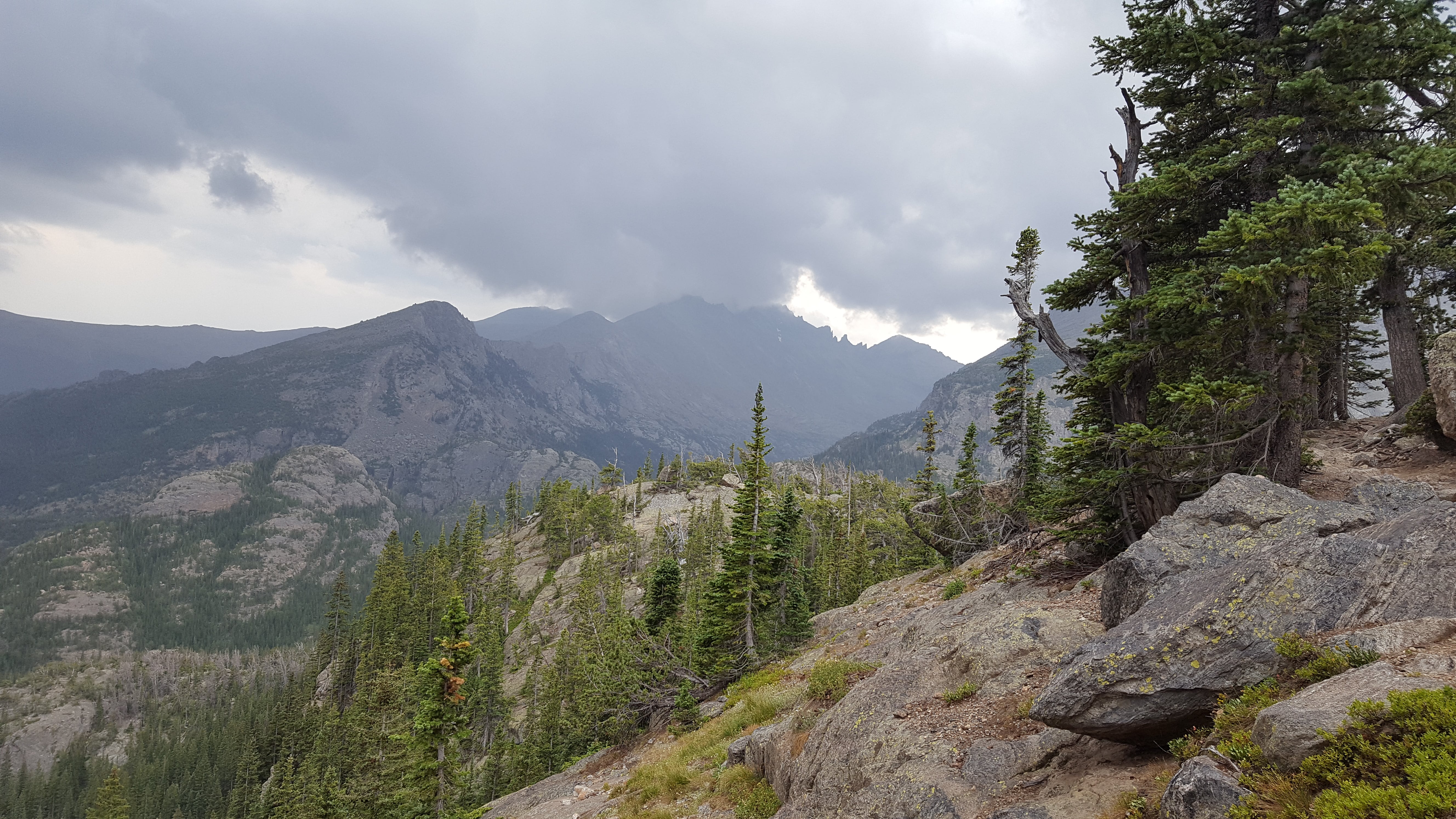 Storm on the mountains, Rocky Mountain Nat'l Park