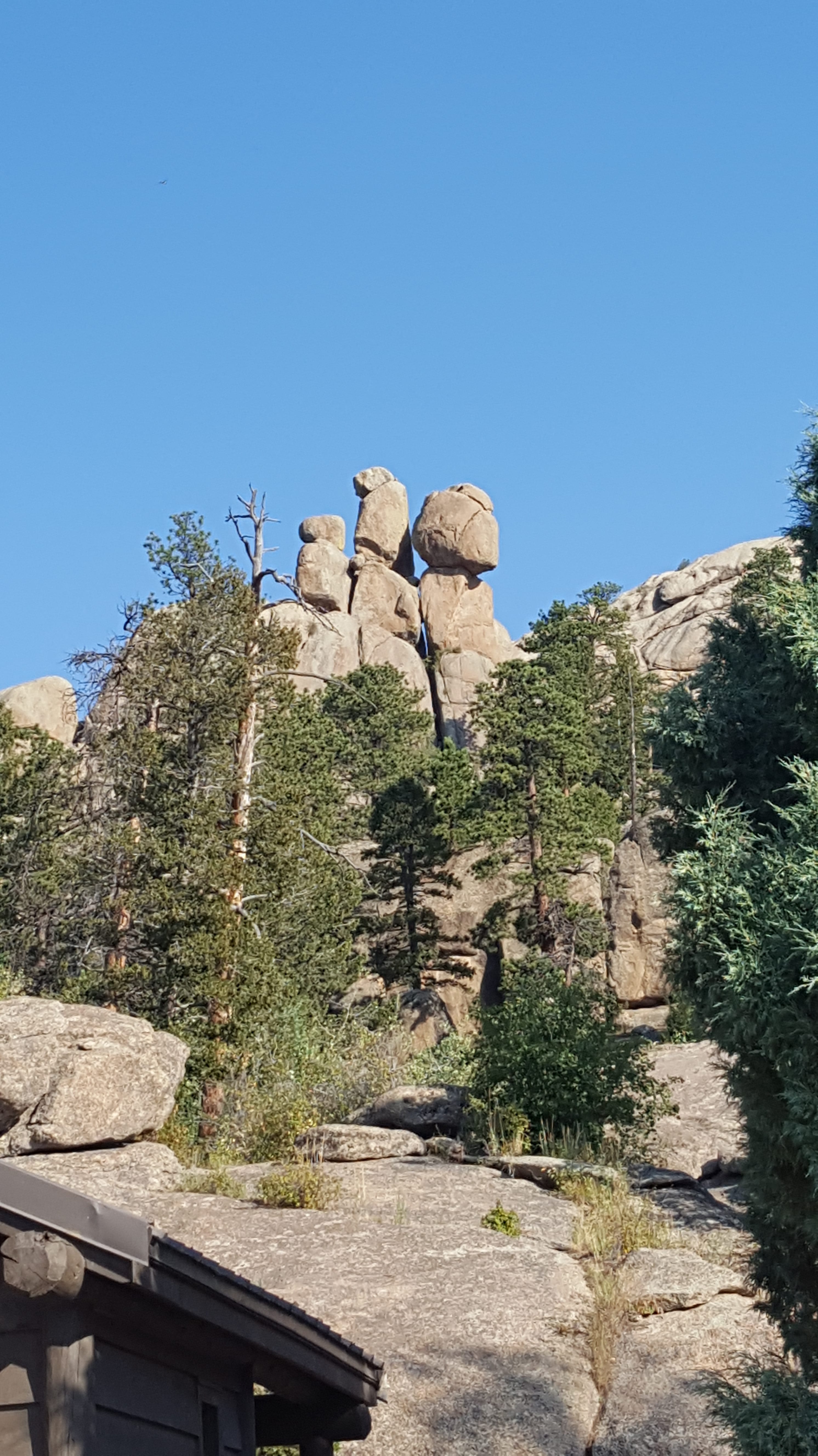 3 Balanced rocks, Lumpy Ridge Trailhead