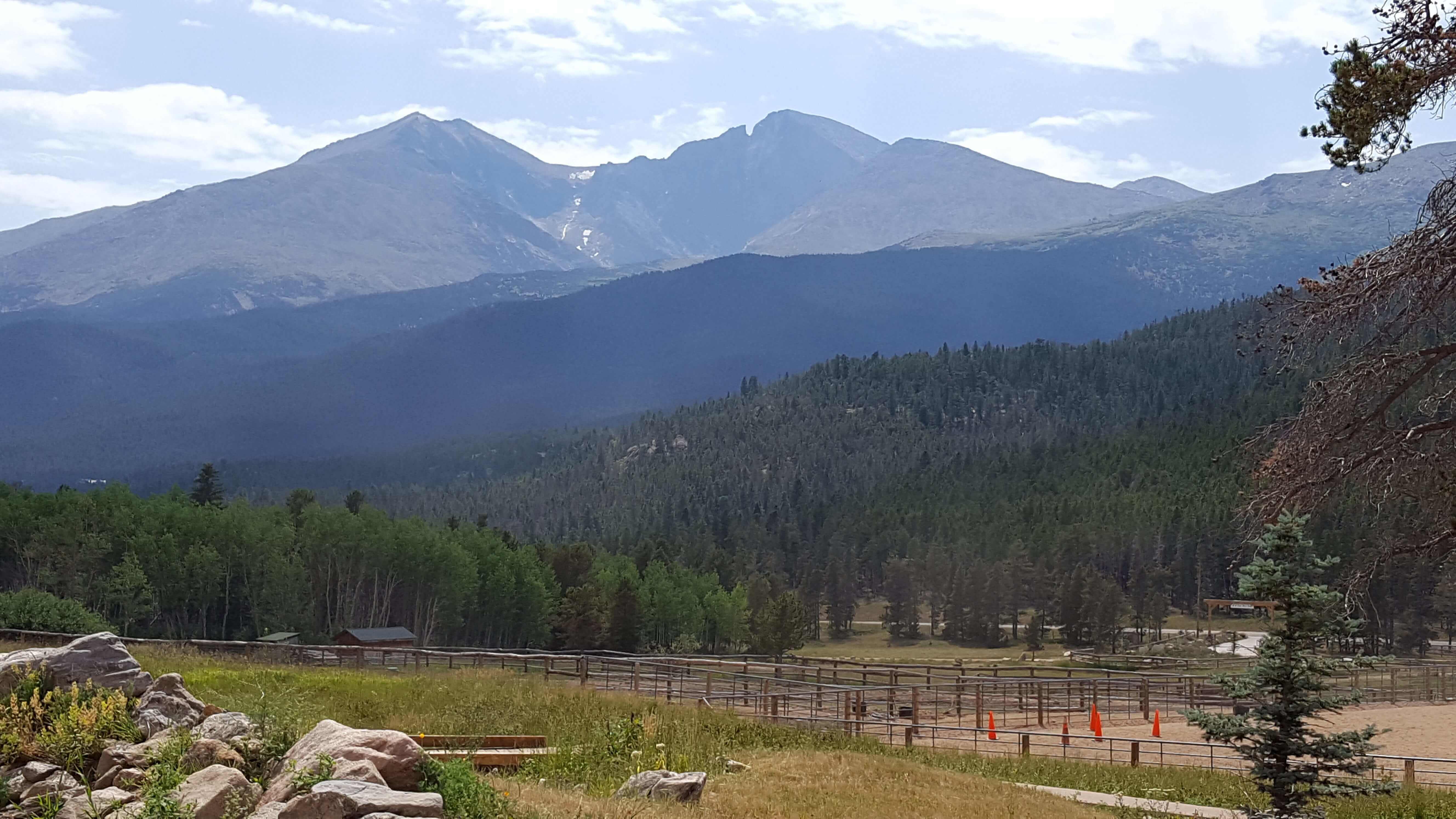 Long's Peak from Wind River Ranch