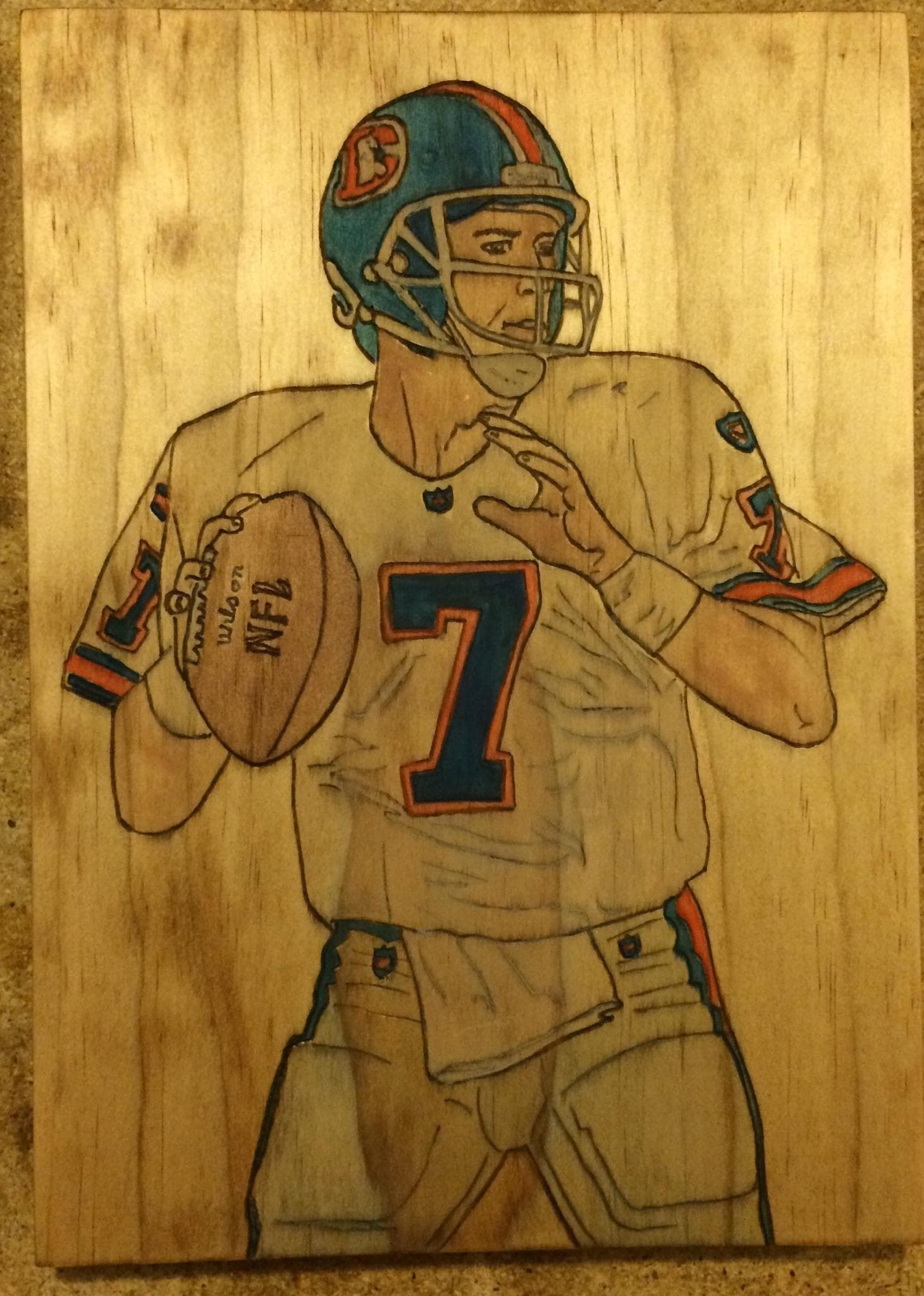 John Elway carving