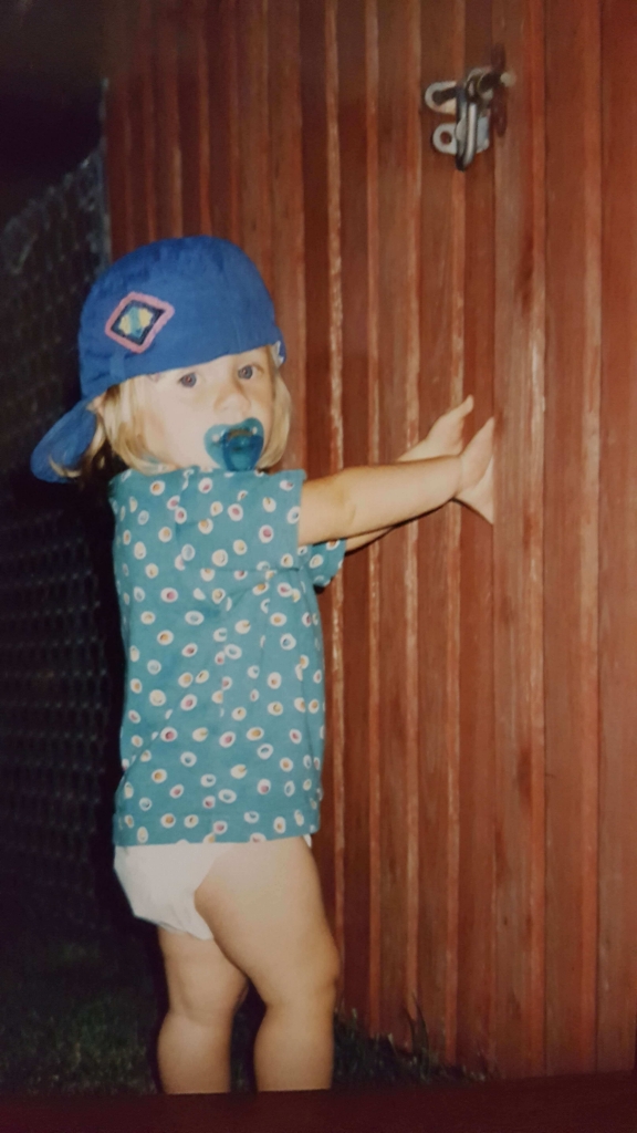 A miniature Marine at 17 months