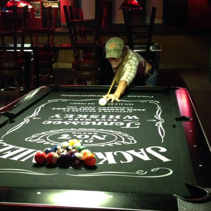Jack Daniels pool table
