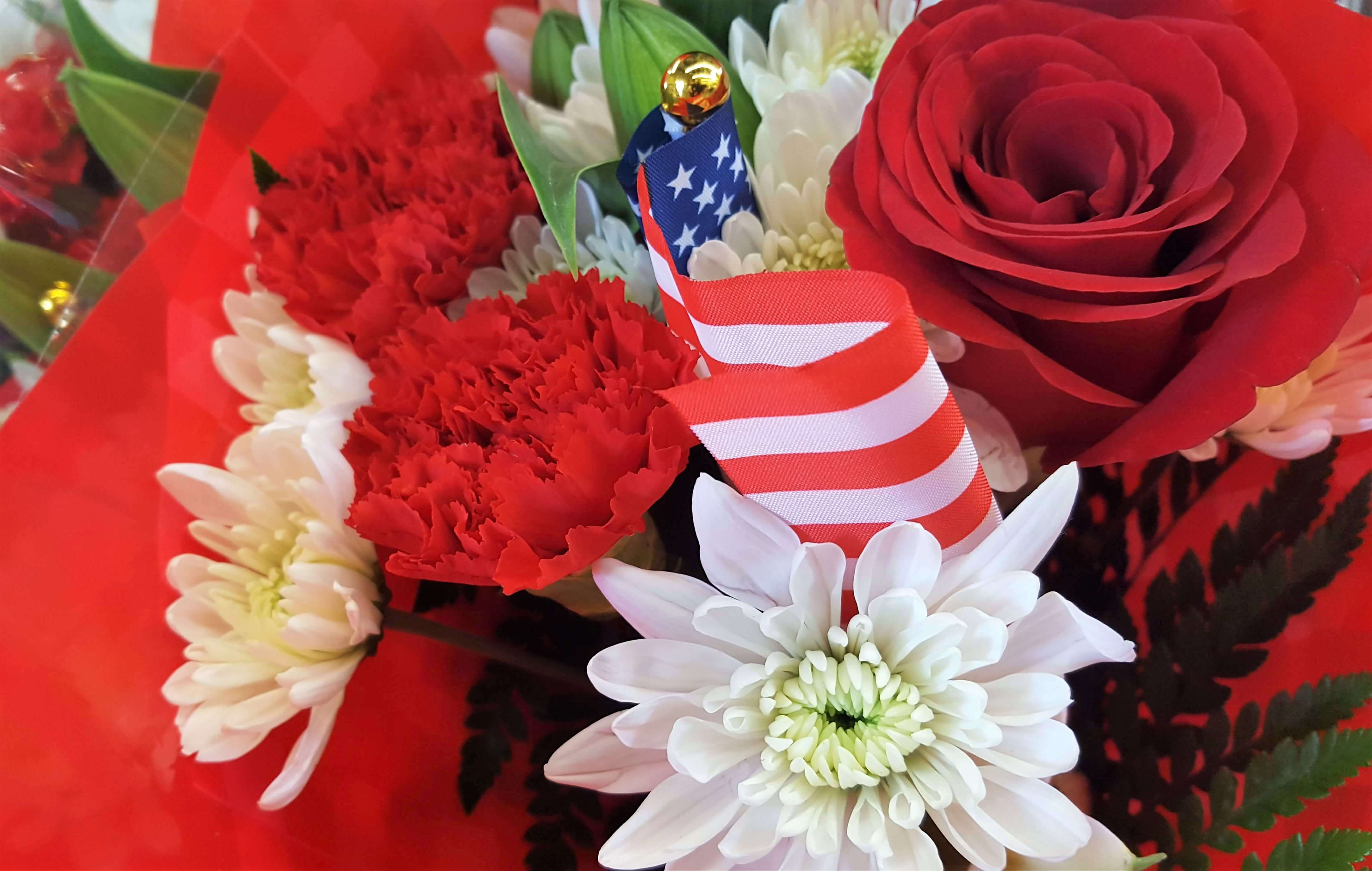4th of July bouquet 4th of July bouquet