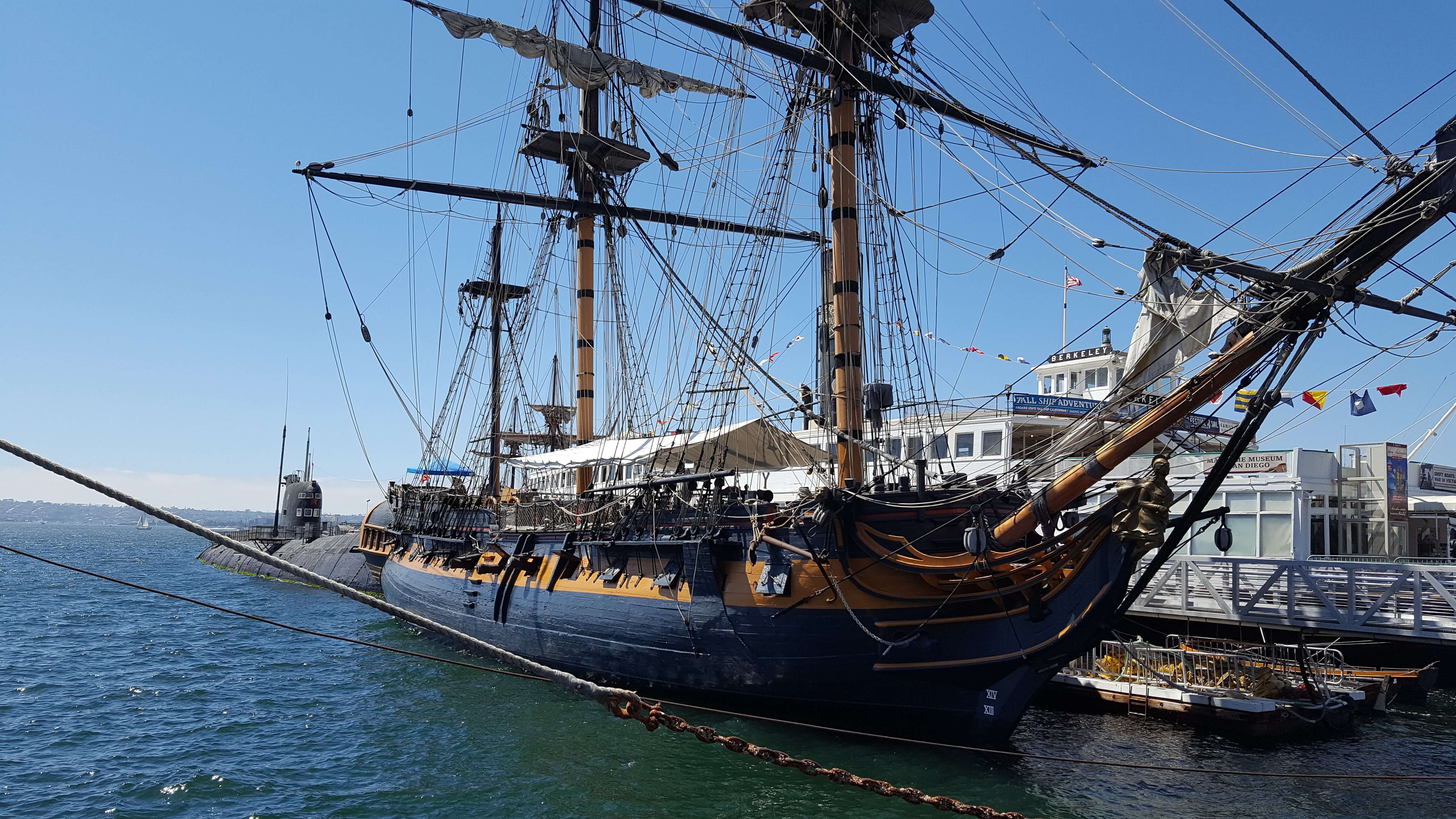 The stately HMS Surprise