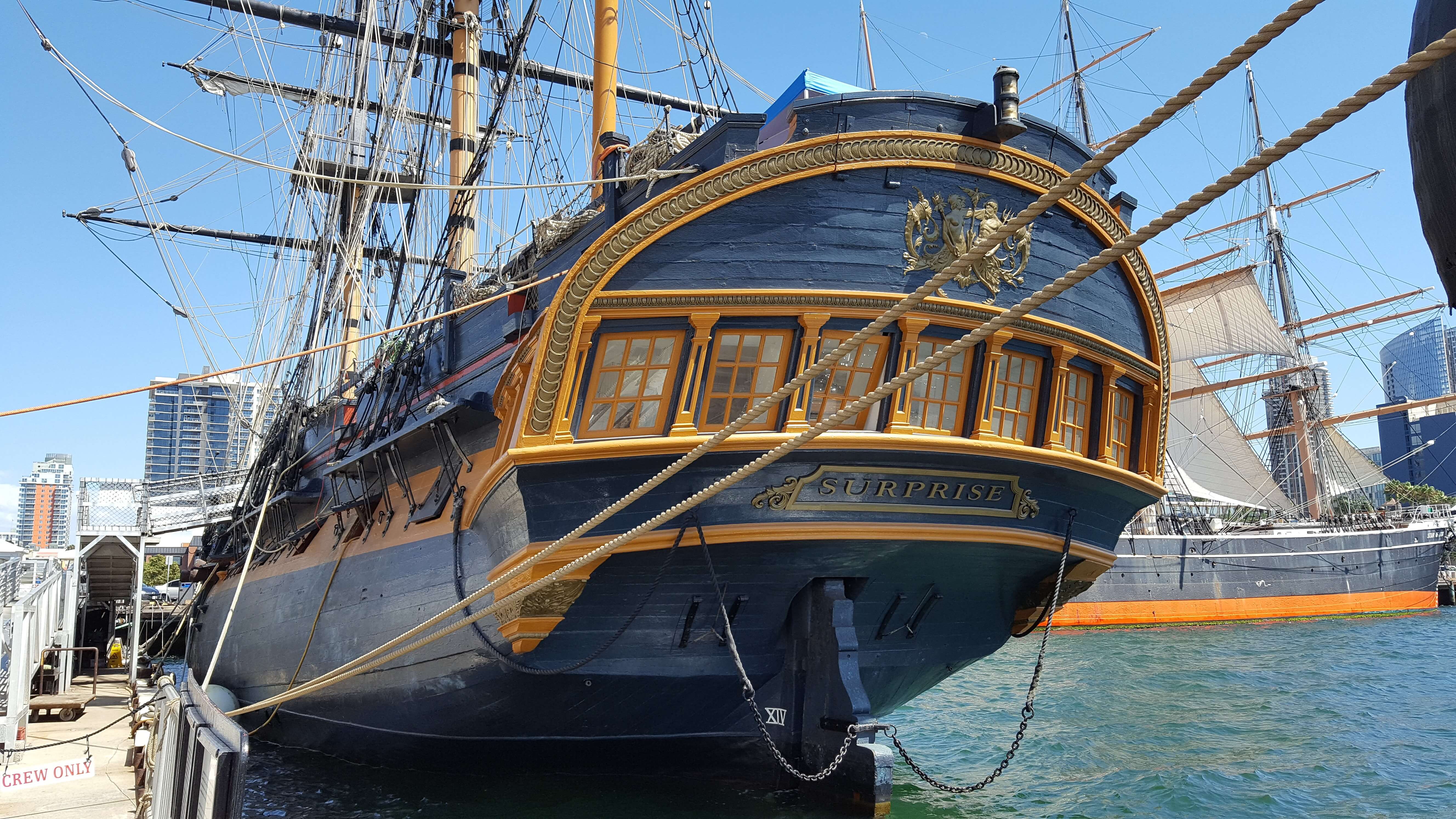 HMS Surprise in the Maritime Museum