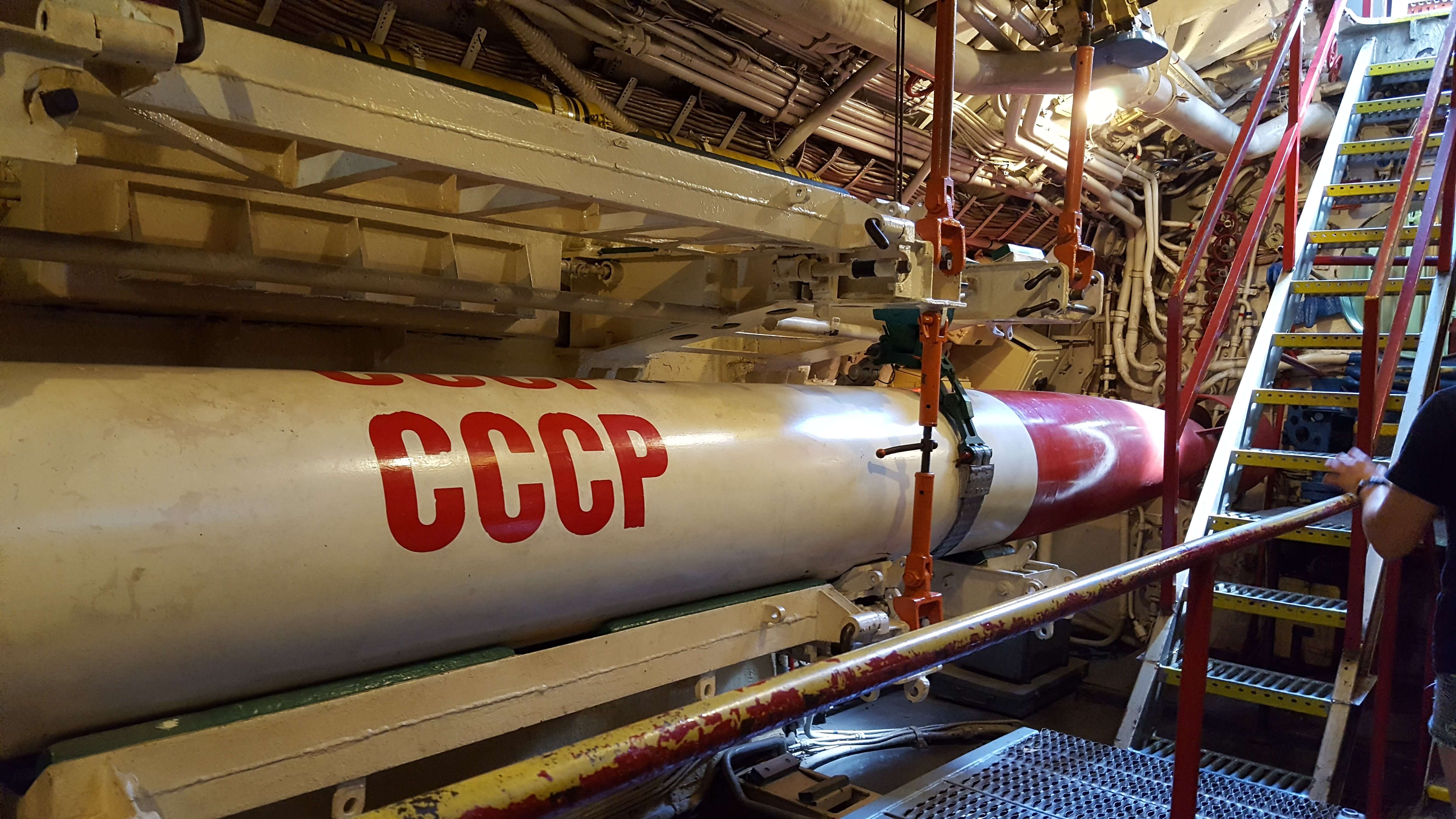 Torpedo on the B-39 sub