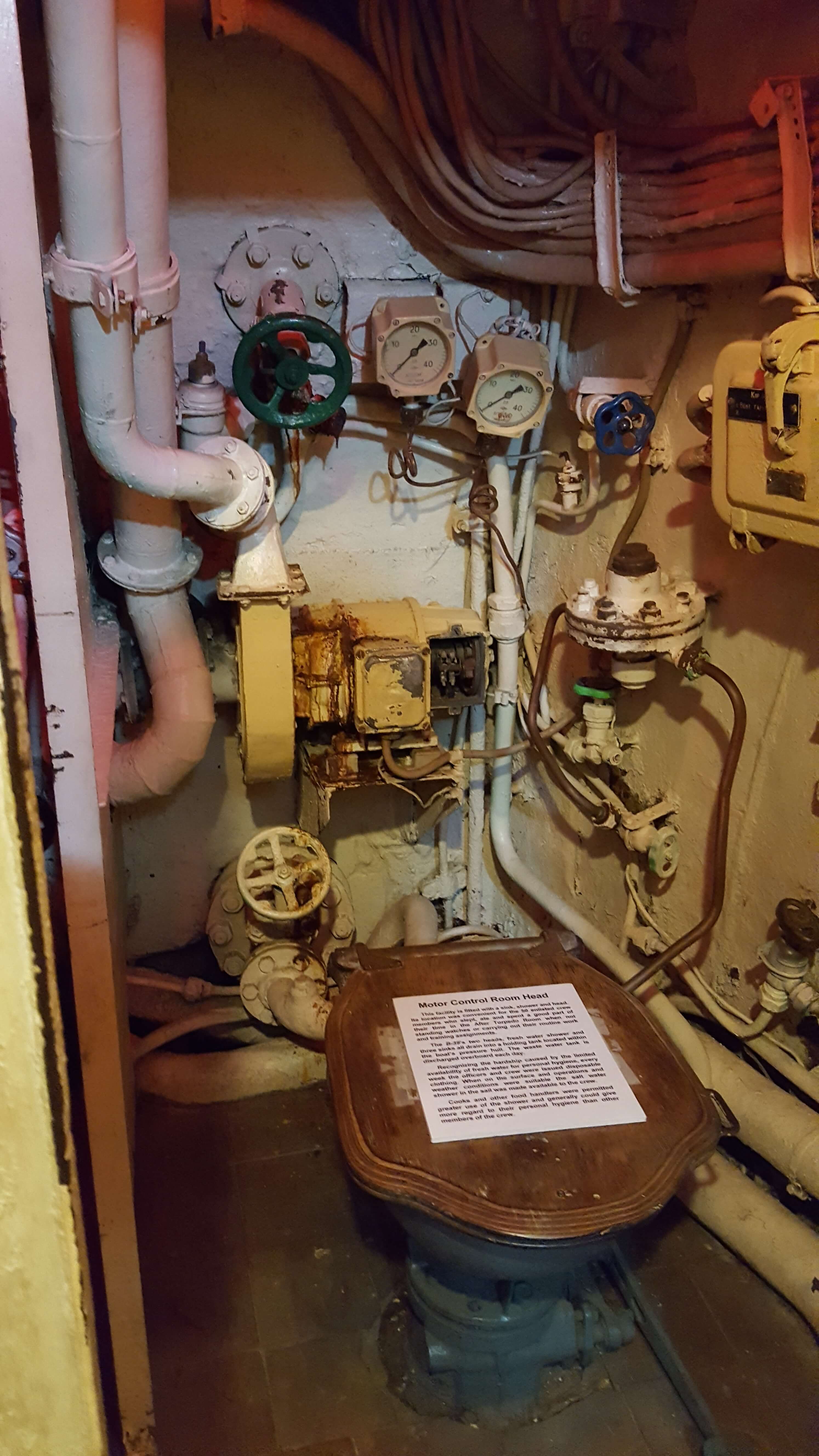 A submarine "bathroom"