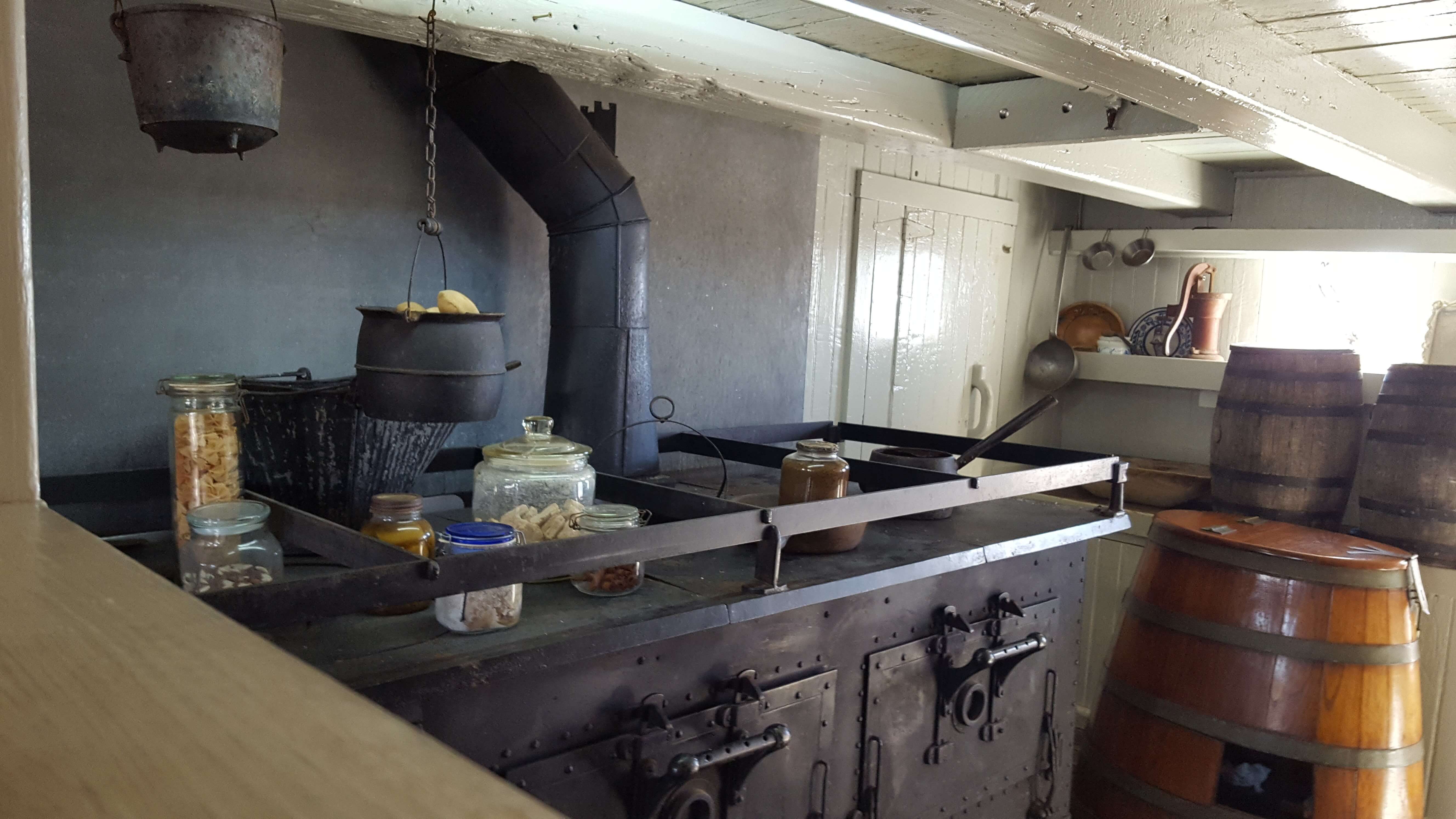 Galley of a ship