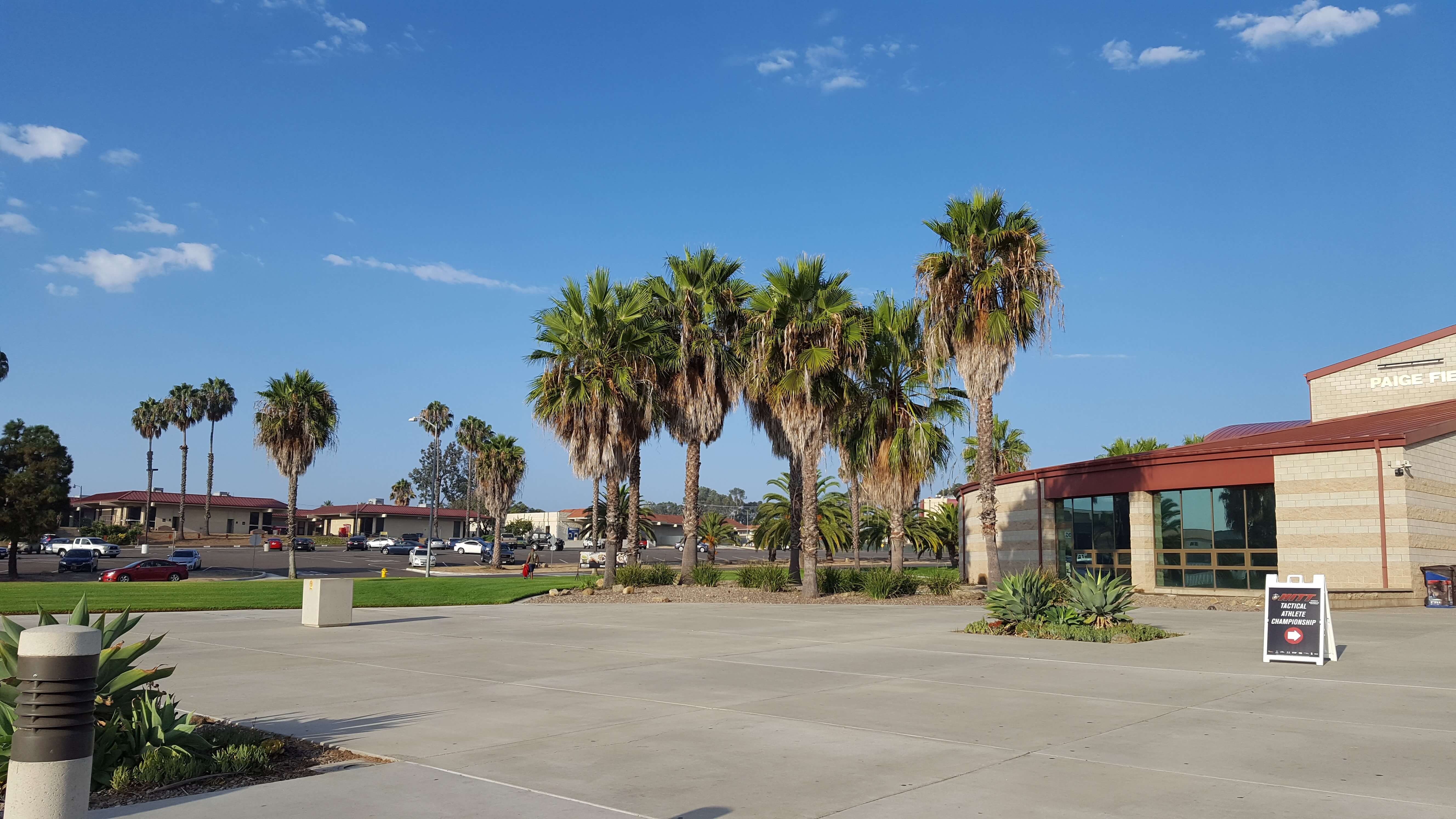 Paige Fieldhouse on Camp Pendelton
