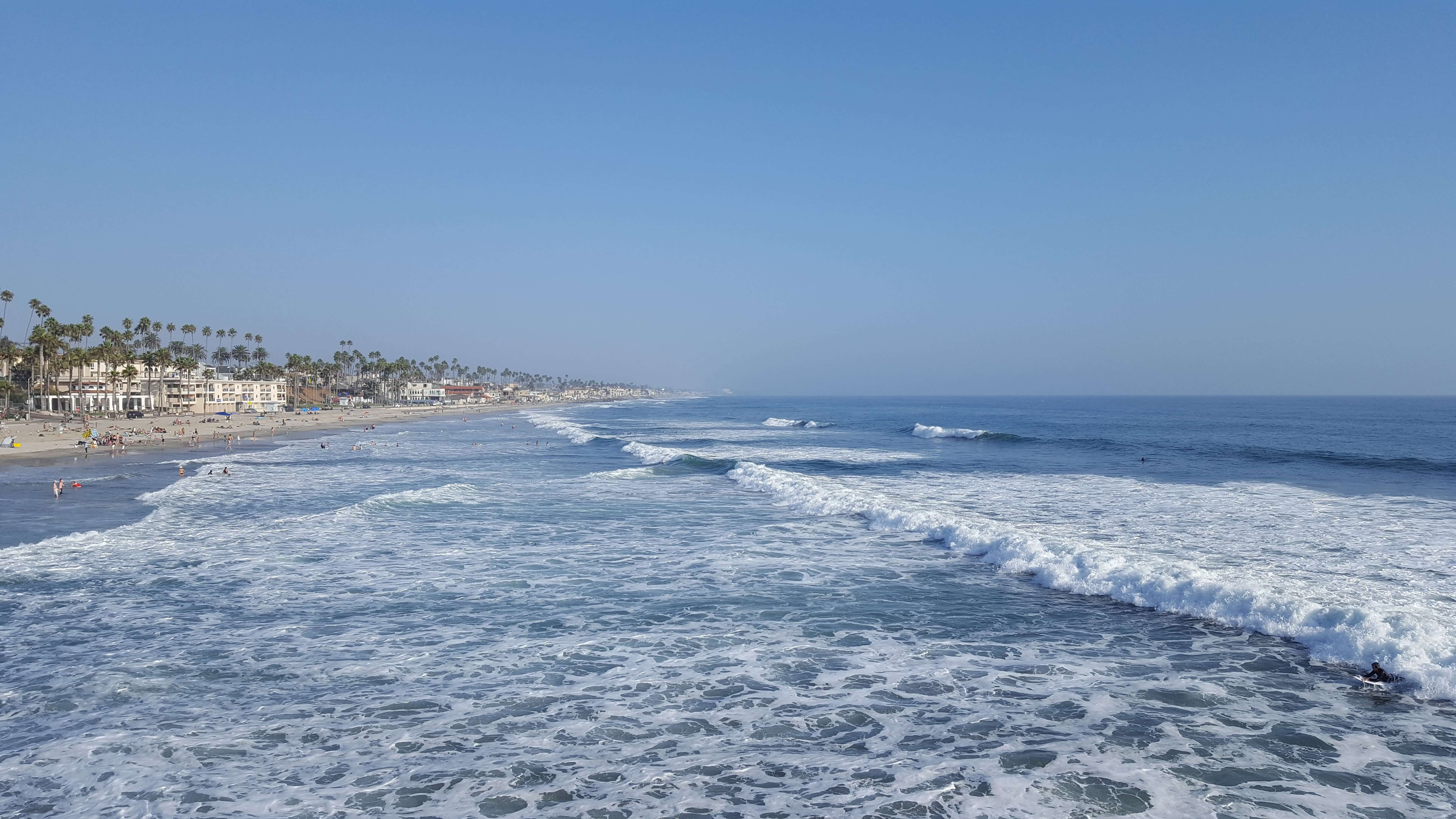 Beautiful day at Oceanside Pier