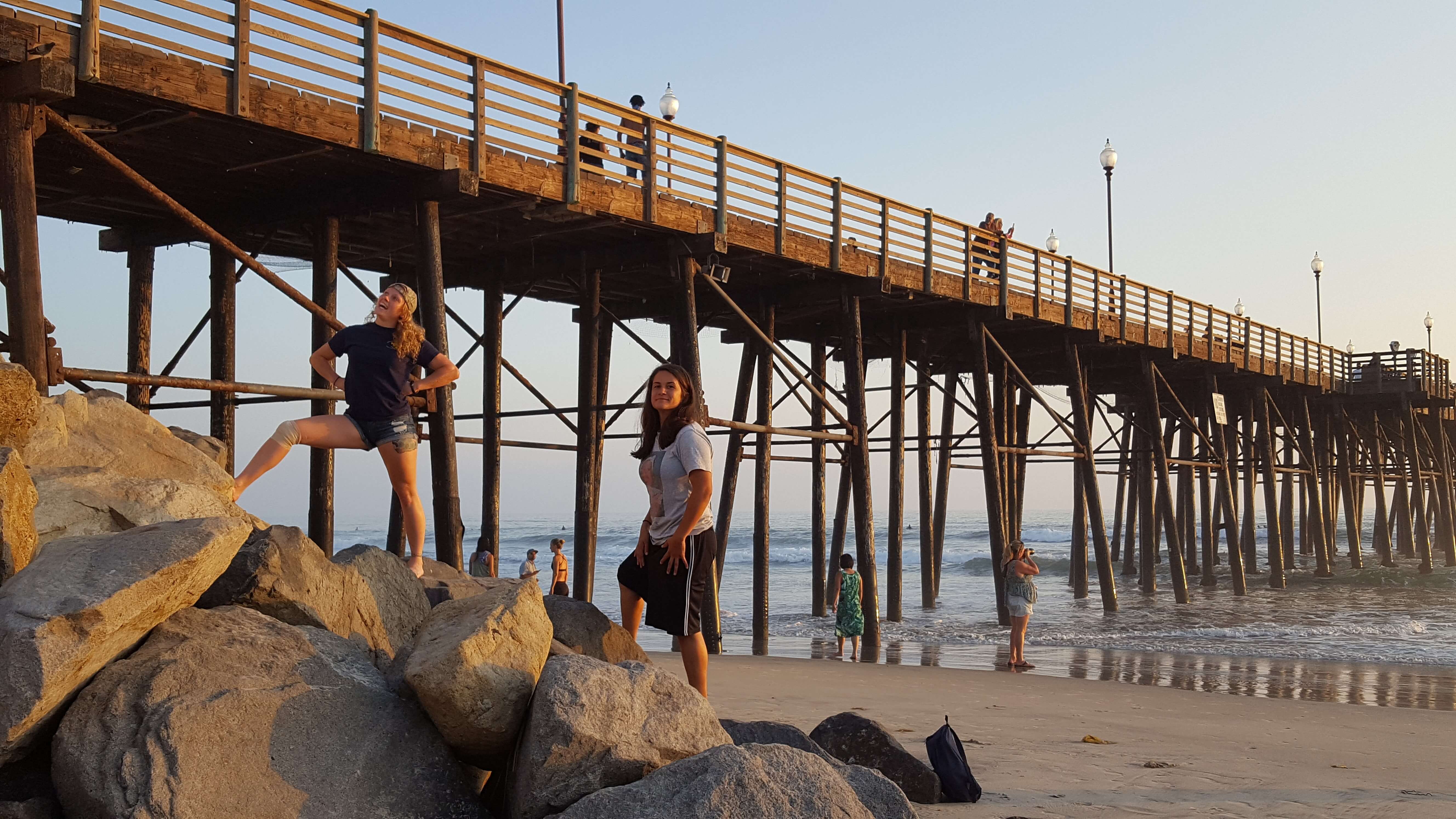Under Oceanside Pier