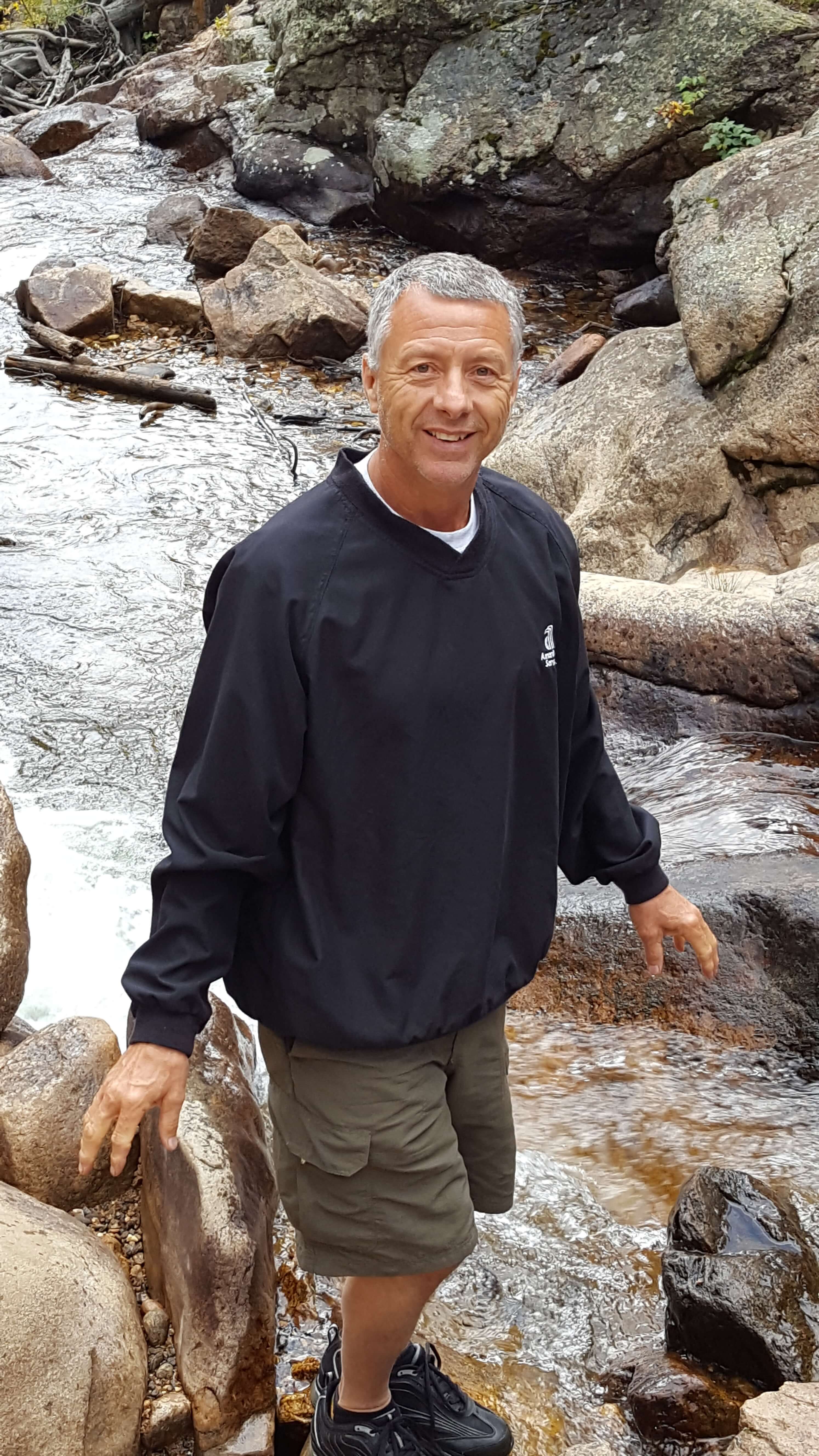 Hiking off of Old Fall River Road, Chasm Falls