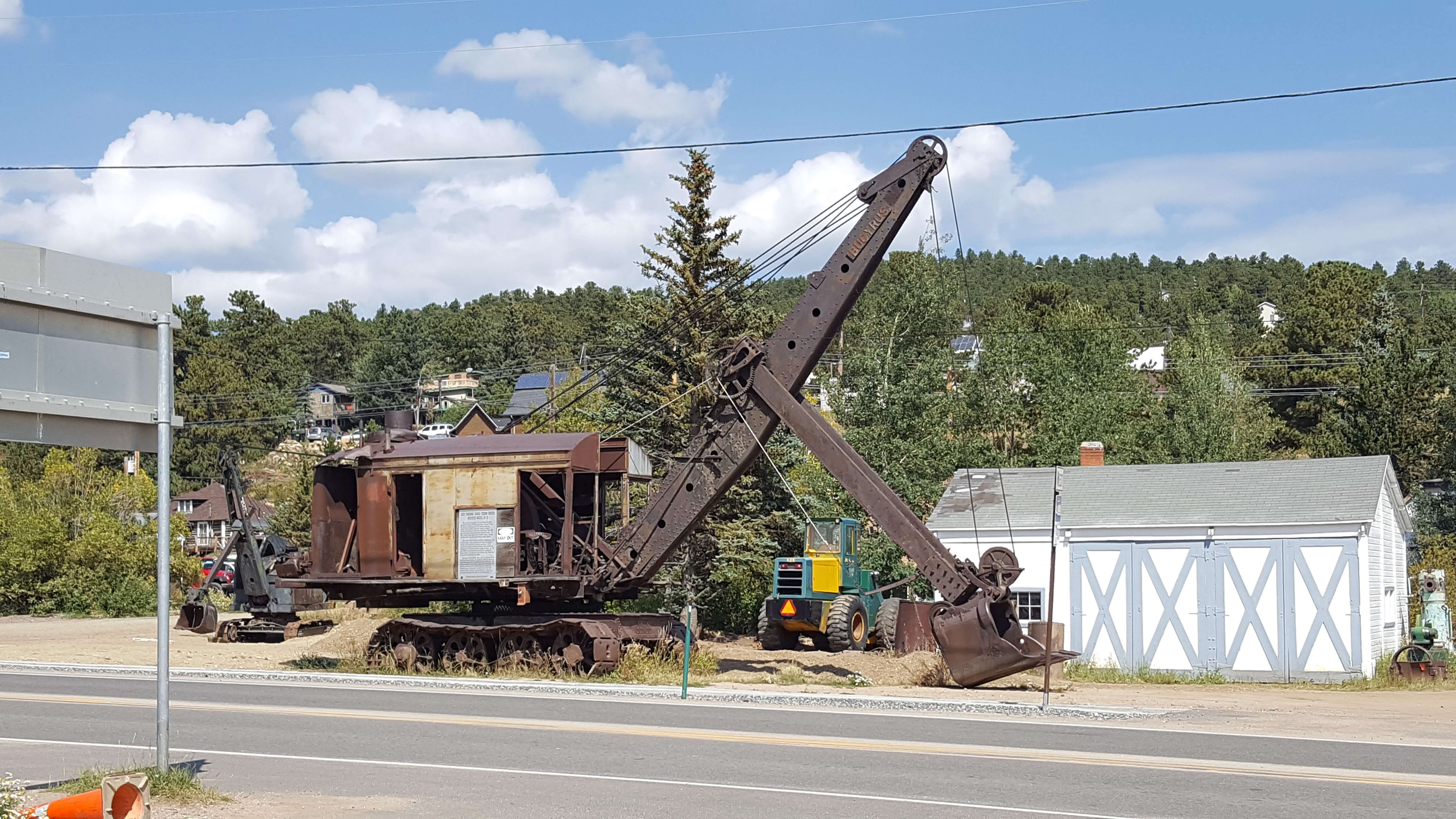 Steam shovel in Nederland, CO