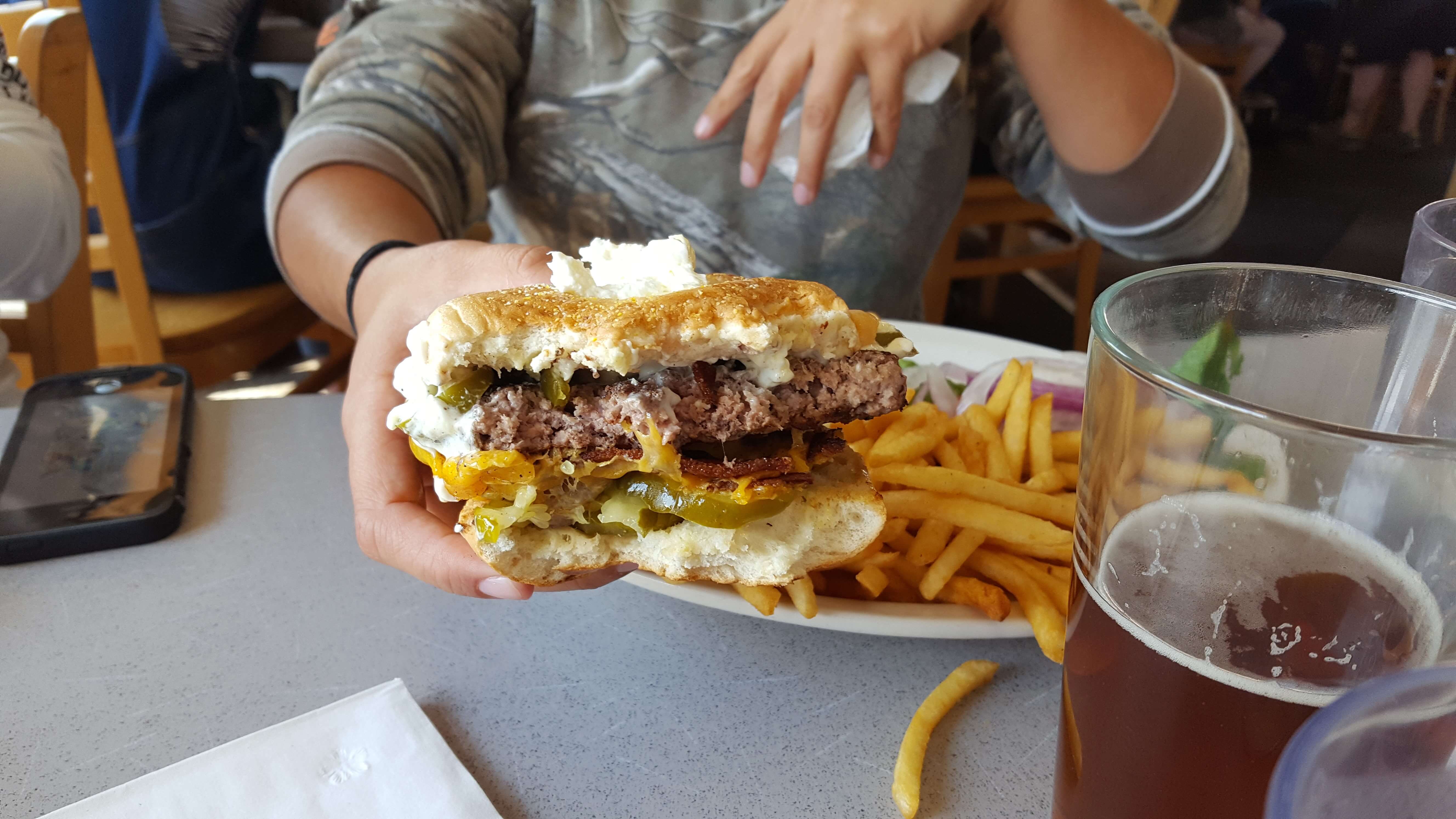 Lunch at Ned's in Nederland, CO