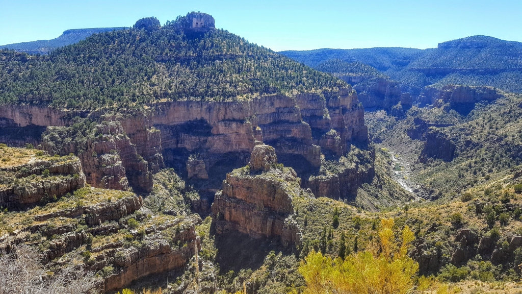 The incredible Salt River Canyon in Arizona