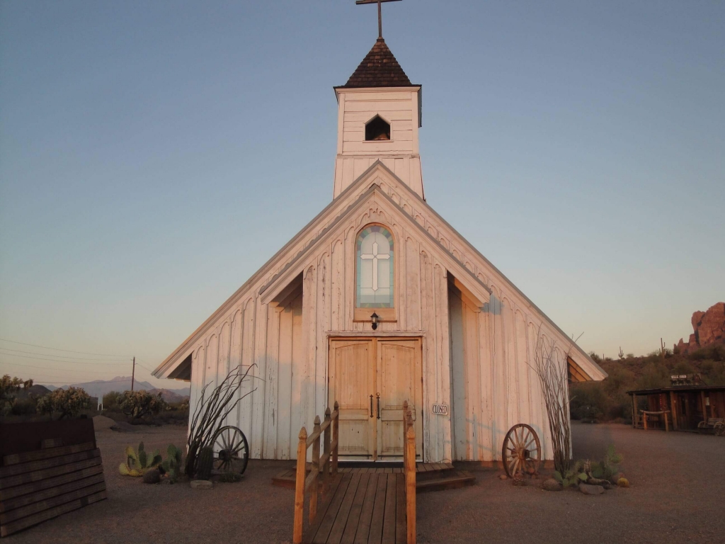 The Elvis Chapel at Apache Land, AZ