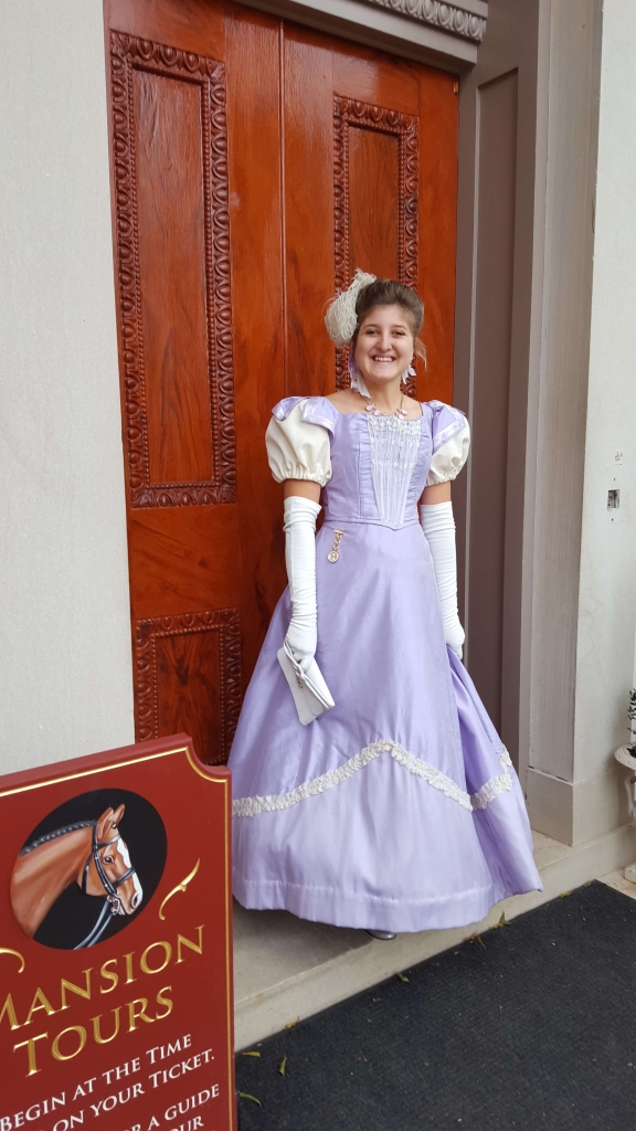 Tour guide, Abby, at Belle Meade Plantation