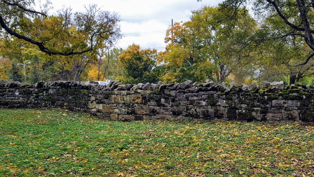 Original "stone-stacked" fence, Belle Meade Plantation