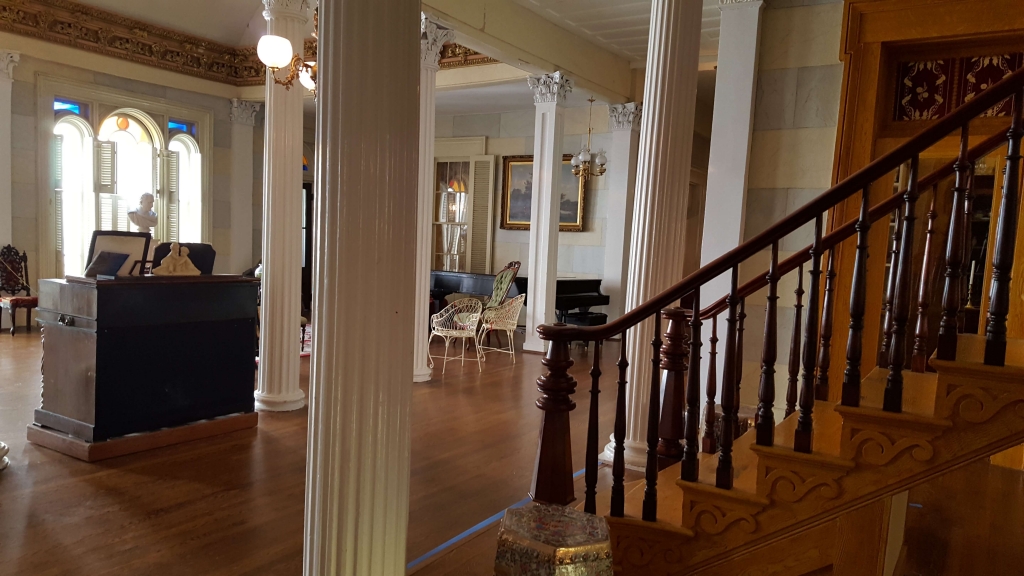 The Grand Staircase and Grand Salon at Belmont in Nashville, TN