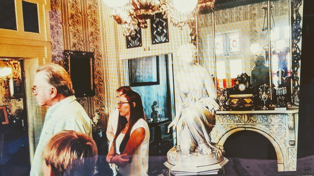 "Ruth Gleaning" statue in Belmont's entry hall, Belmont Mansion, Nashville, TN