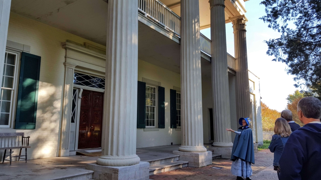Tour guide at the Hermitage, Nashville, TN