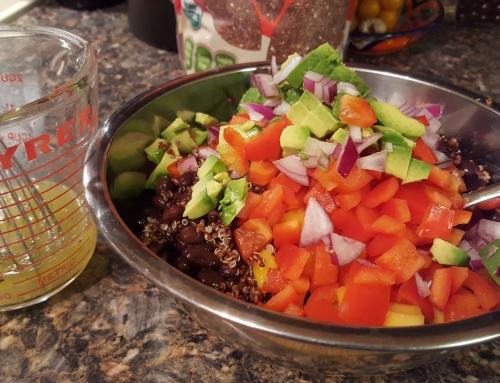 What’s for Dinner? Red Quinoa Salad