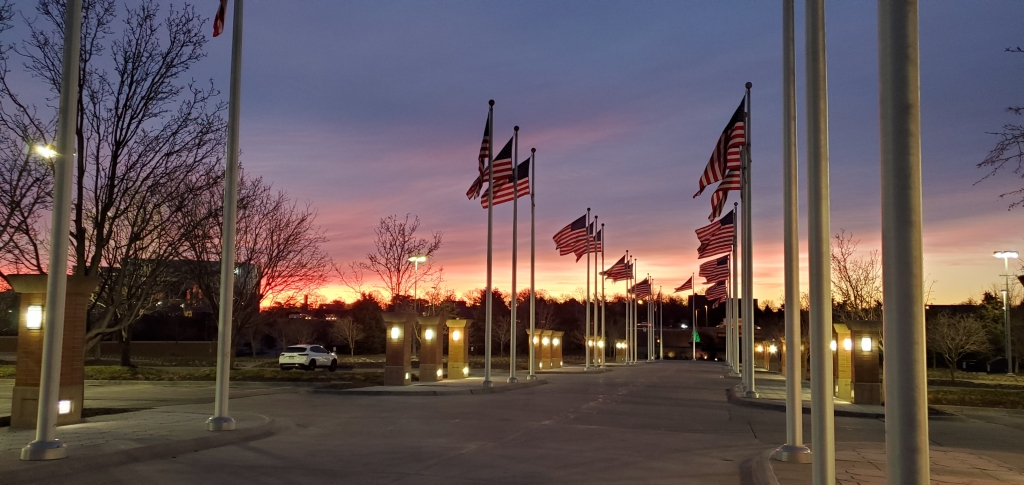 A stunning salute to the sunrise