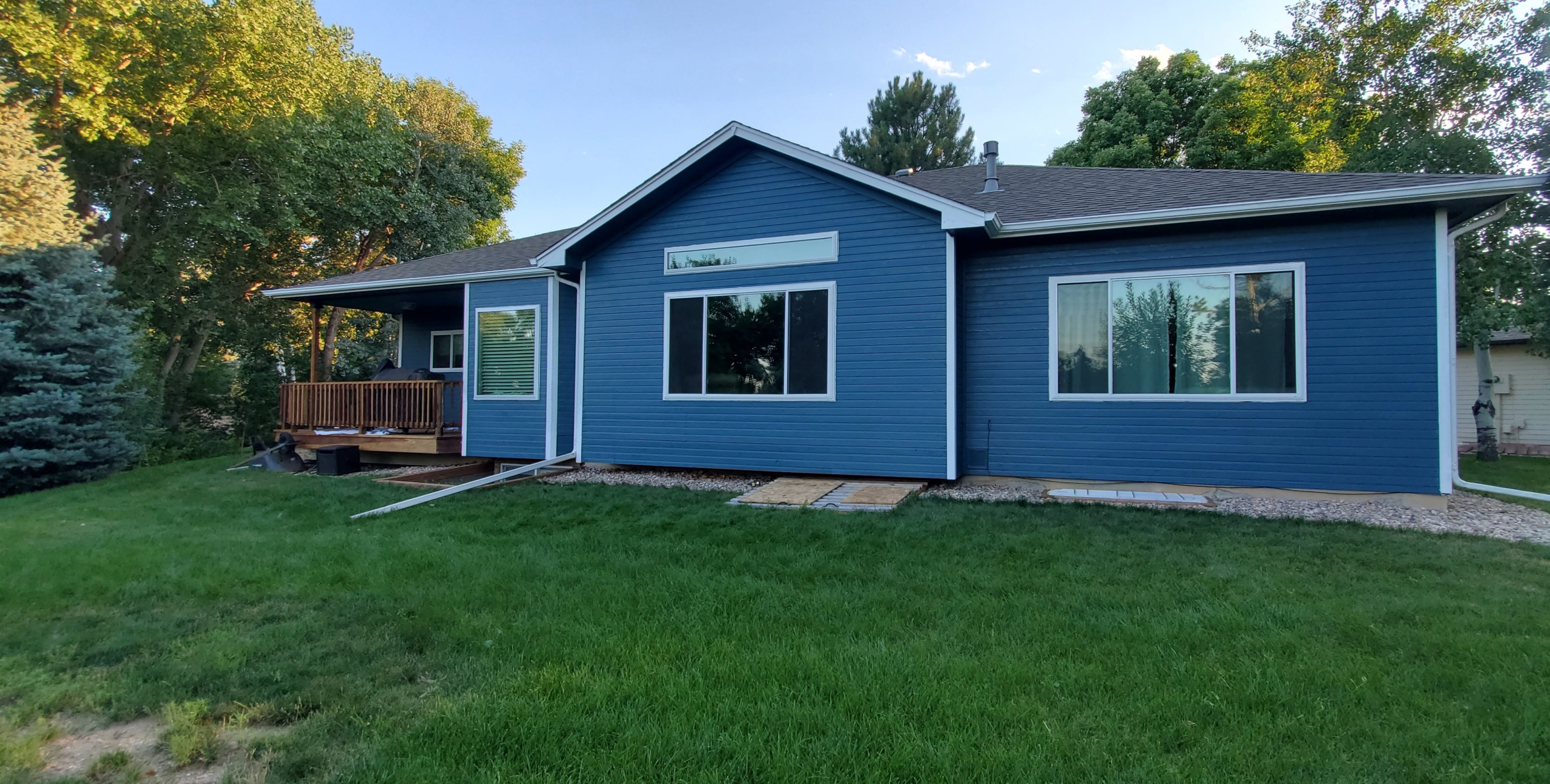 Blue house
