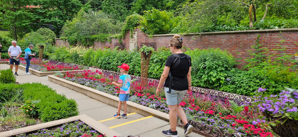 The English Garden at Lauritzen Gardens