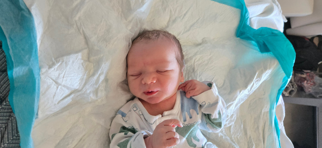 He weighed in at 8lbs, 5oz Just keeps getting sweeter